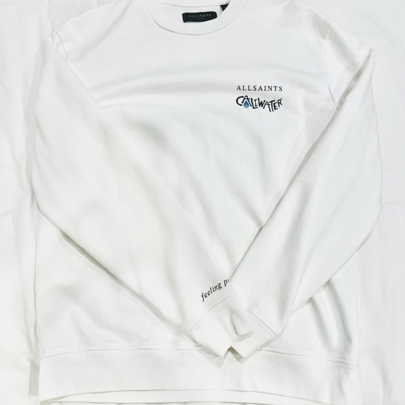 ALLSAINTS Caliwater Relaxed Fit Sweatshirt XS MSRP $169 - Picture 11 of 14
